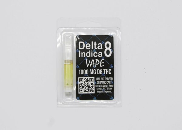 Delta-8 THC Vape Cartridge - 1000 MG.