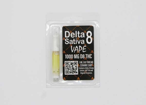Delta-8 THC Vape Cartridge - 1000 MG.